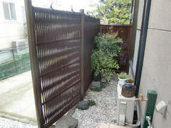 目隠しと樹木撤去　菊陽町Ｎ邸　2010年5月
